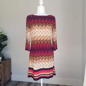 Eliza J. Sheath Geometric dress size 6